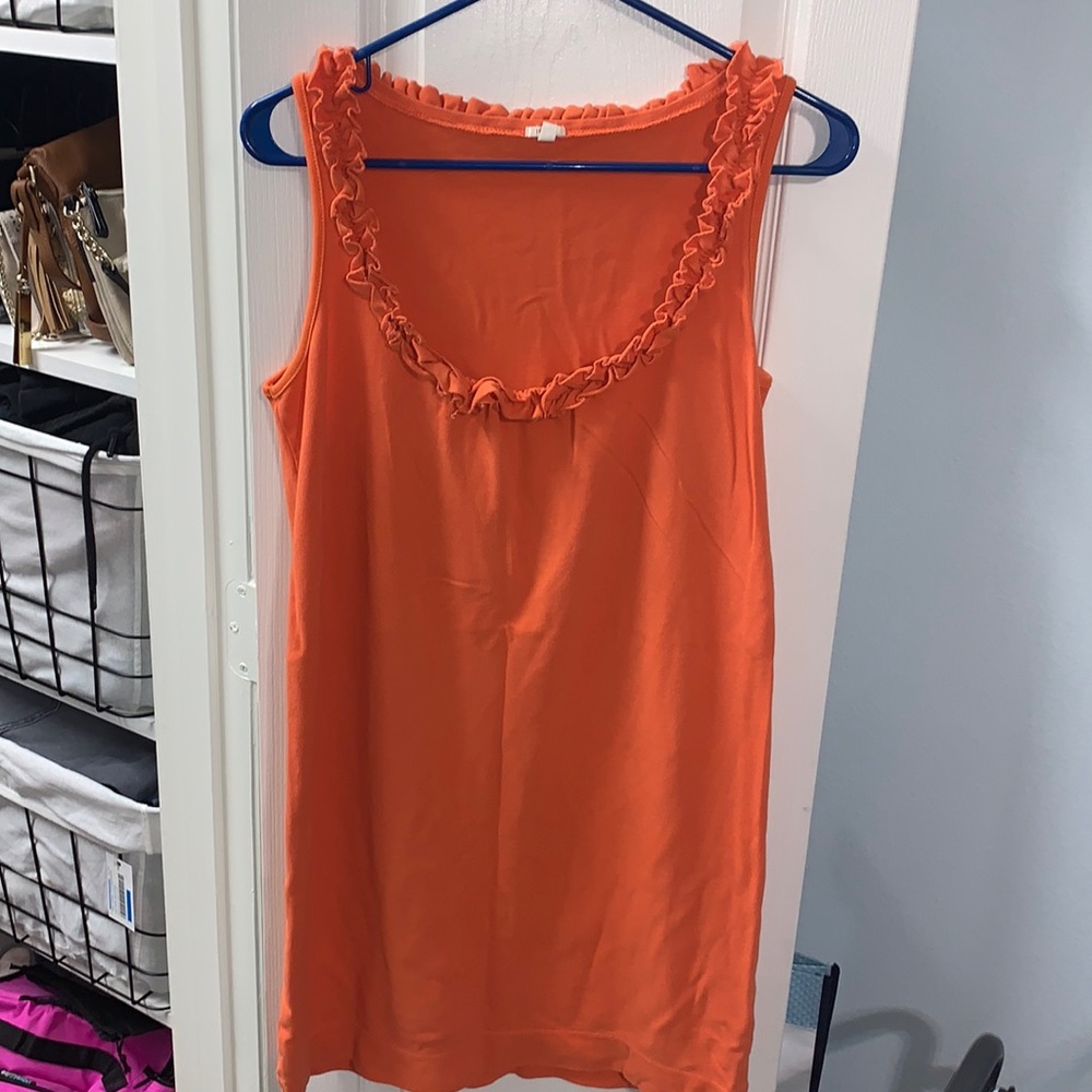 Orange loose fitting j. Crew dress